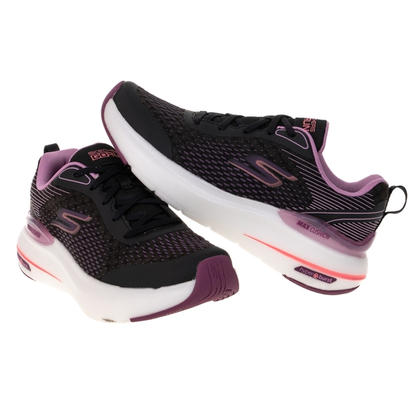 SKECHERS 休閒鞋 MAX CUSHIONING HYPER BURST 黑 慢跑 女 129293BKMV 運動 product thumbnail 3