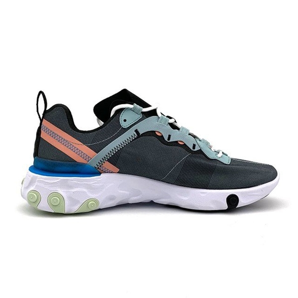 NIKE React Element 55 男款灰色系運動慢跑鞋 BQ6166300 product thumbnail 3