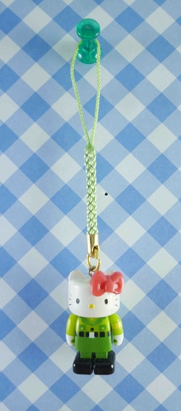 【震撼精品百貨】Hello Kitty 凱蒂貓~樂高手機吊飾-綠裝