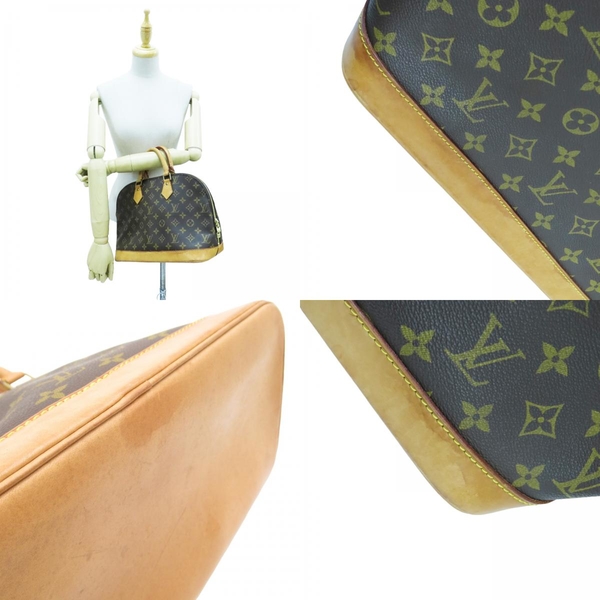 【二手名牌BRAND OFF】LOUIS VUITTON LV 路易威登  原花 PVC塗層帆布 Alma 艾瑪 手提包 M51130 product thumbnail 8