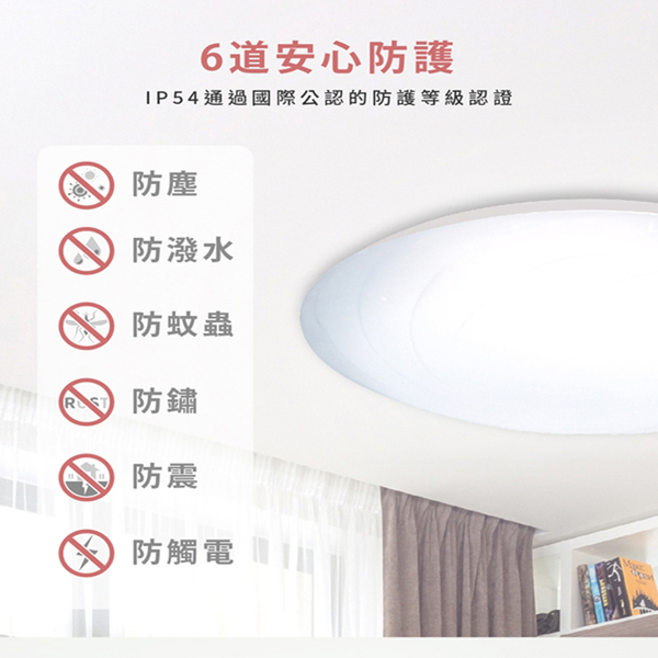 【燈王的店】SHARP 夏普 LED 45W漩悅吸頂燈 三色可選 DL-ZA0025 DL-ZA0026 DL-ZA0027 product thumbnail 4