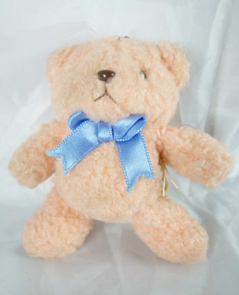 【震撼精品百貨】日本泰迪熊~吊飾『粉,藍領結』