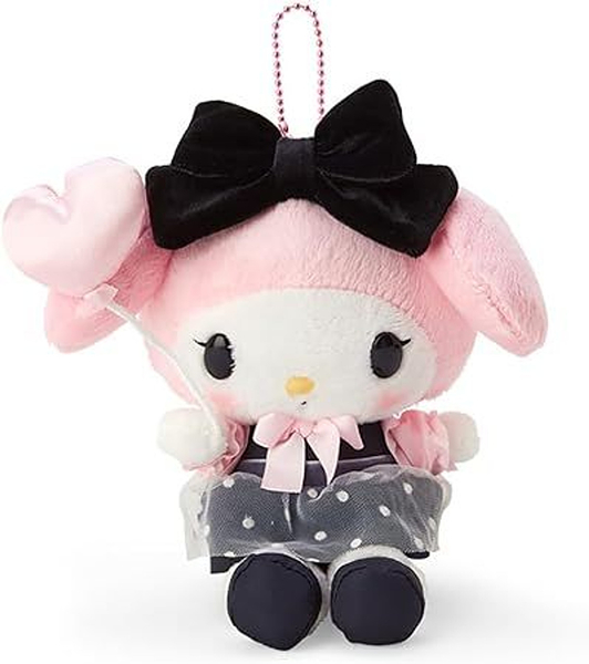 【震撼精品百貨】My Melody 美樂蒂~日本SANRIO三麗鷗 美樂蒂絨毛玩偶吊飾-天鵝絨派對*61996