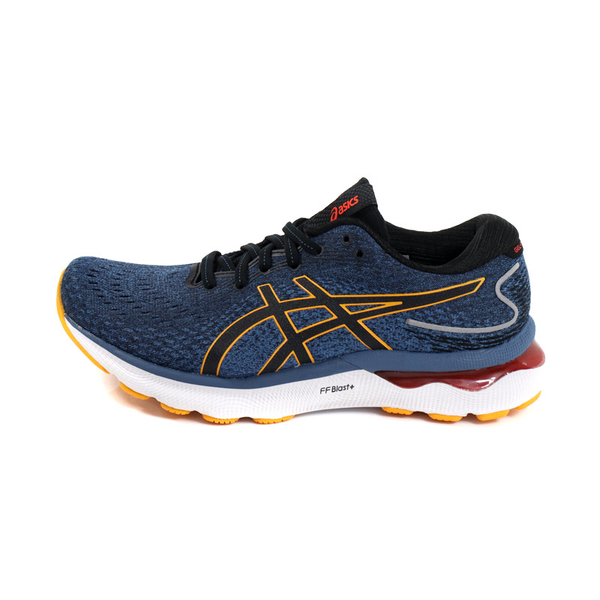 亞瑟士 ASICS GEL-NIMBUS 24 運動鞋 慢跑鞋 藍/橘 男鞋 超寬楦(4E) 1011B363-403 no599 product thumbnail 7