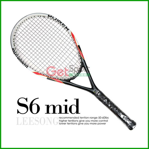 超輕量網球拍S6 mid(休閒拍/LEESONG/網拍/防守拍)