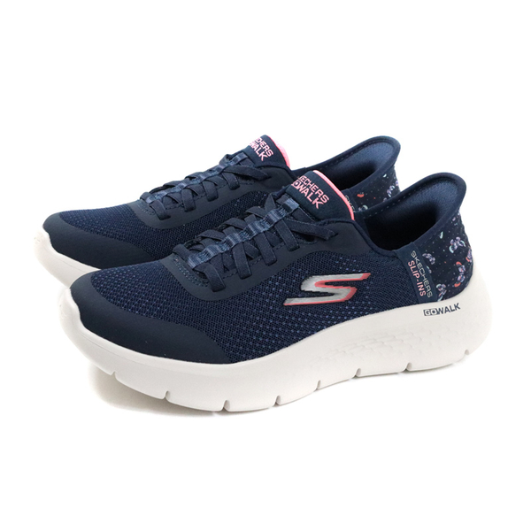 SKECHERS GOWALK Slip-ins 運動健走鞋 女鞋 寬楦 深藍色 124823WNVPK no839