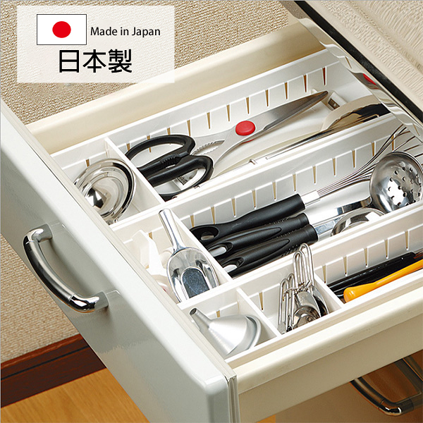 inomata 餐具分格整理盒-窄款 日本製 抽屉分格盒 刀叉餐具分格整理盒 Loxin