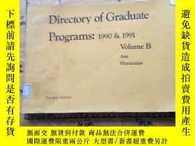 二手書博民逛書店Directory罕見of Graduate Programs:1990&1991 volume BY2524