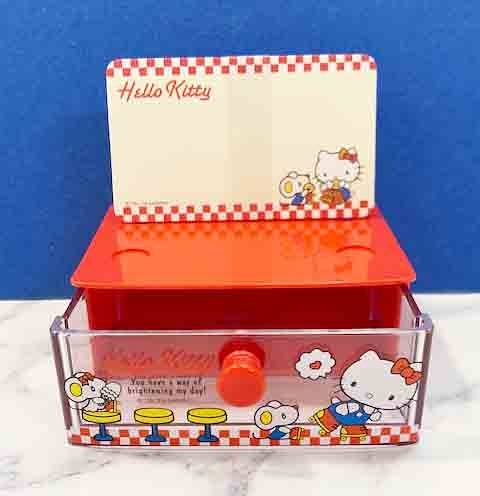 【震撼精品百貨】Hello Kitty 凱蒂貓~三麗鷗 KITTY~便條紙附盒*98191