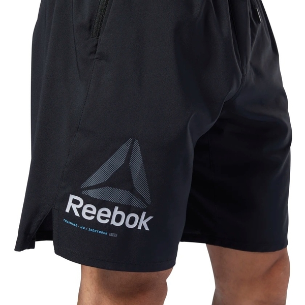 REEBOK ONE SERIES TRAINING EPIC SHORTS 男裝 短褲 慢跑 健身 吸濕 乾爽 黑【運動世界】DY8007 product thumbnail 8