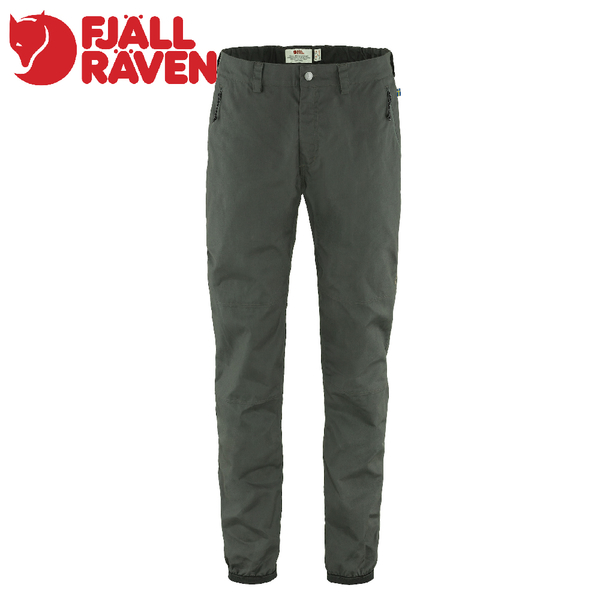 【Fjallraven 小狐狸 男 Vardag長褲《石頭灰》】F86666/登山褲/健行褲/休閒褲