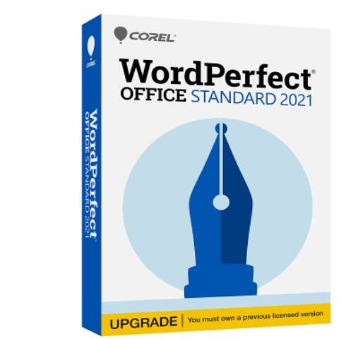 [3美國直購] Corel WordPerfect Office Standard Upgrade 2021 [PC Disc] Windows 10 8.1 7