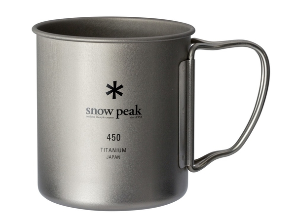 [好也戶外]snow peak SP鈦金屬單層杯-450折疊把 No.MG-143