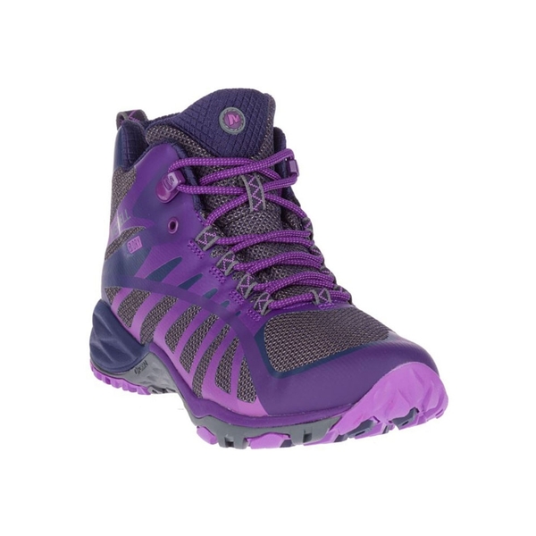 【MERRELL 美國 女 SIREN EDGE Q2 MID WP多功能健行鞋《紫色》】ML65420/運動鞋/健行鞋 product thumbnail 2