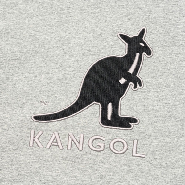 KANGOL 長袖 帽T 深灰 大LOGO 中性 6255105610 product thumbnail 5