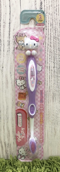 【震撼精品百貨】凱蒂貓_Hello Kitty~日本SANRIO三麗鷗KITTY 造型牙刷-紫*04992