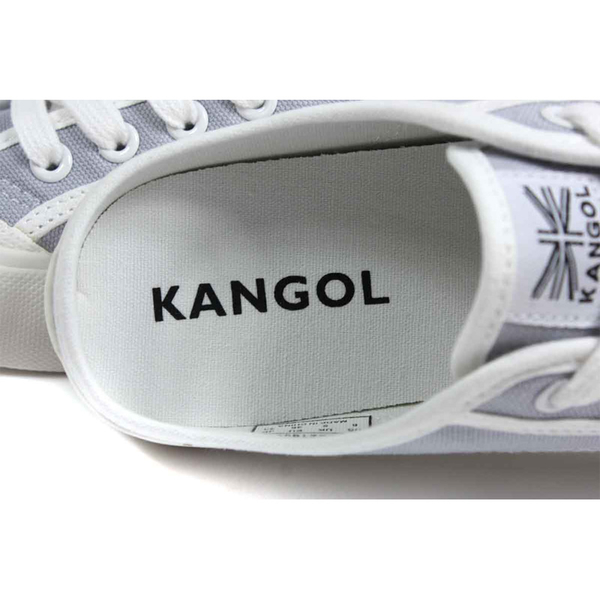 KANGOL 休閒帆布鞋 懶人鞋 女鞋 灰藍/白 厚底 62221606-81 no216 product thumbnail 6