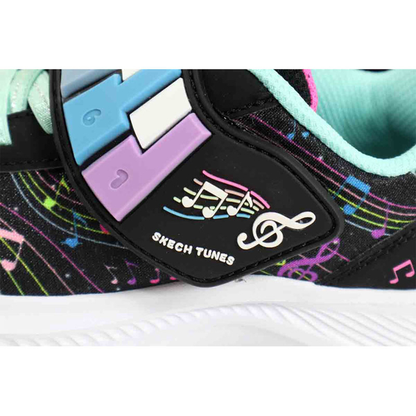 SKECHERS SKECH TUNES 運動鞋 音效鞋 童鞋 黑/彩色 302219LBKMT no714 product thumbnail 4