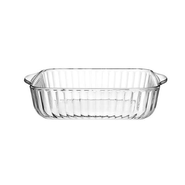 【Pasabahce】Borcam 花邊玻璃烤盤 方形玻璃烤盤 花邊烤盤 玻璃烤盤 烘焙烤盤 product thumbnail 2