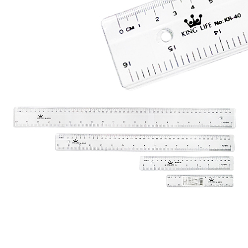 Life 徠福 KR-40 塑膠直尺 40cm