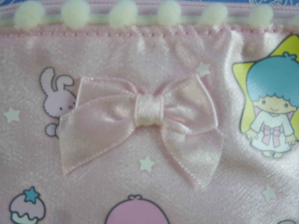 【震撼精品百貨】Little Twin Stars KiKi&LaLa 雙子星小天使~面紙化妝包_粉 product thumbnail 4