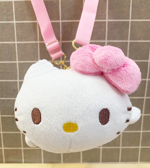 【震撼精品百貨】Hello Kitty_凱蒂貓~KITTY日本SANRIO三麗鷗斜背包/側背包-造型大頭*15744