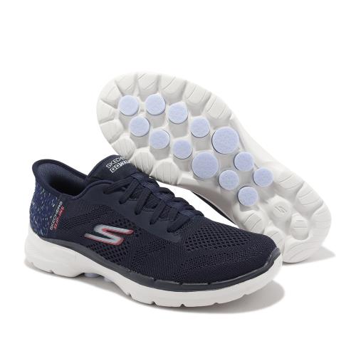 SKECHERS GO WALK 6 女鞋 健走 瞬穿舒適 124627NVMT【KAORACER】 product thumbnail 3