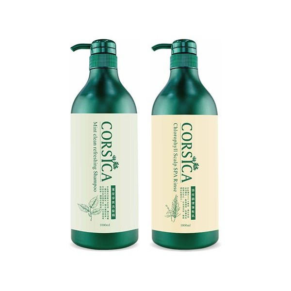 CORSICA 科皙佳 薄荷淨爽洗髮精(1000ml)+頭皮調理護髮乳(1000ml) 組合款【小三美日】 product thumbnail 2