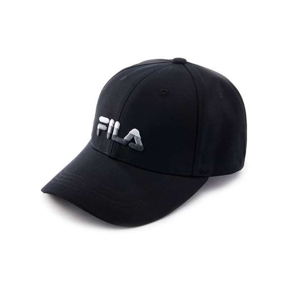 FILA 漸層款 LOGO棒球帽 黑色 HTV-5001-BK 【KAORACER】