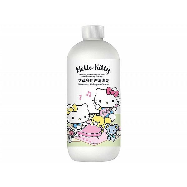 御衣坊 Hello Kitty 艾草多用途清潔劑(1000ml) 三麗鷗Sanrio授權【小三美日】