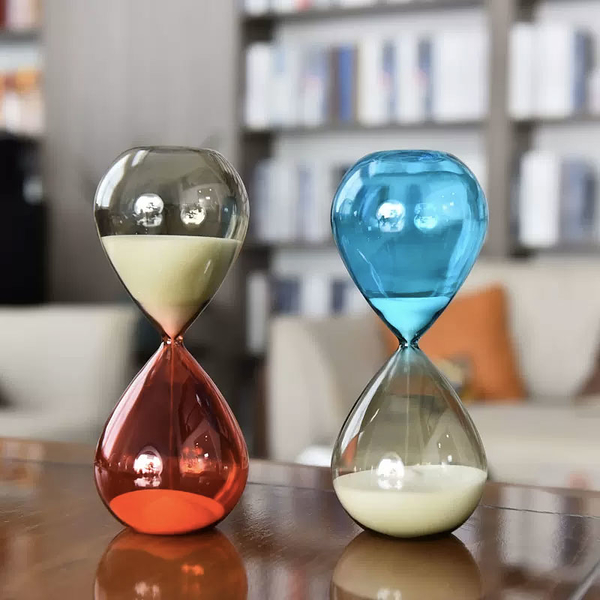 熱賣預購－時尚居家用品6 彩色玻璃沙漏 計時器30分鐘桌面擺件 裝飾品 禮物