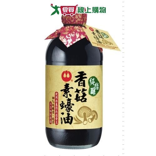 萬家香純佳釀香菇素蠔油510g【愛買】