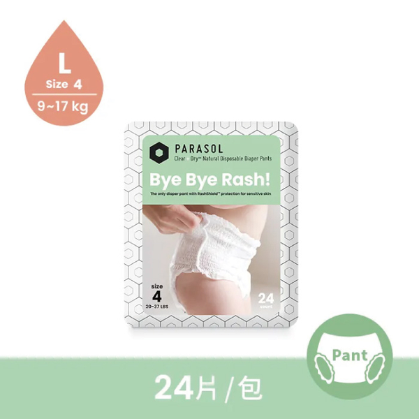 【預計5月中到貨】Parasol Clear + Dry 新科技水凝果凍褲-L號單包賣場|拉拉褲|尿布