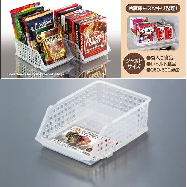 asdfkitty*日本製 東西站好好收納盒-有活動隔板-可疊放-冰箱.層架櫥櫃桌面.都可用-SANADA正版