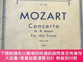 二手書博民逛書店mozart罕見concerto in a major for the pianoY13446 mozart