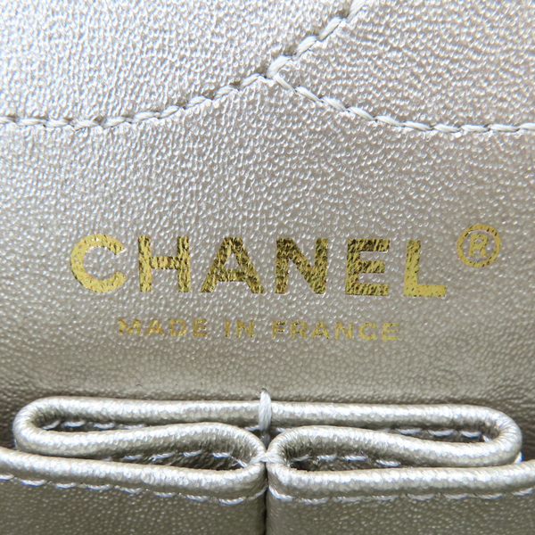 【二手名牌BRAND OFF】CHANEL 香奈兒 香檳金 牛皮 2.55 菱格紋 肩背包 product thumbnail 6