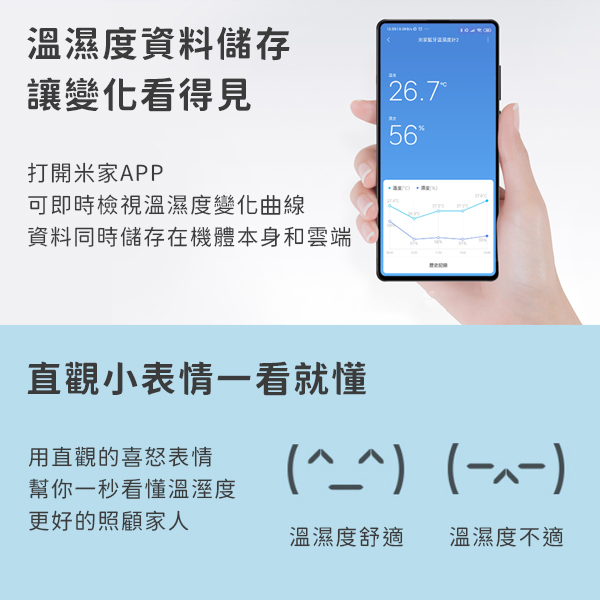 小米 米家 智慧型 電子溫濕度計2 藍牙溫度計 溼度計 product thumbnail 9