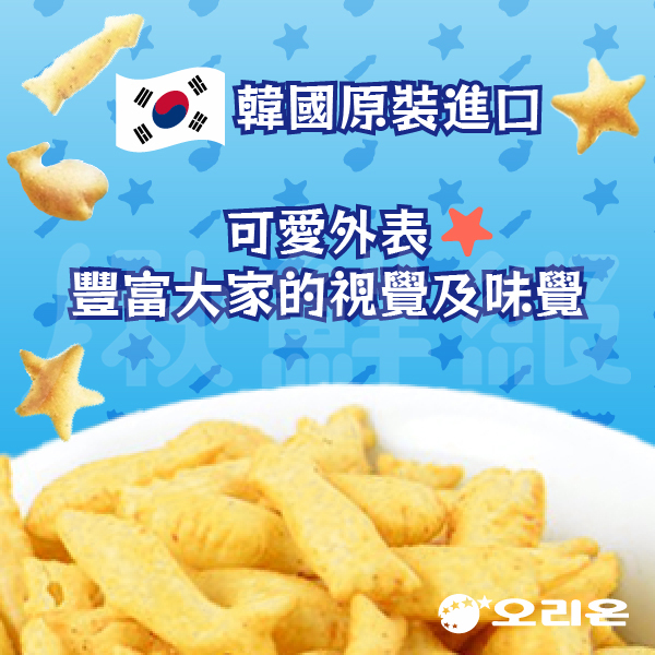 韓國 好麗友 好多魚 90g 脆穀 餅乾 點心 零食 零嘴 烤蝦 海苔 product thumbnail 4