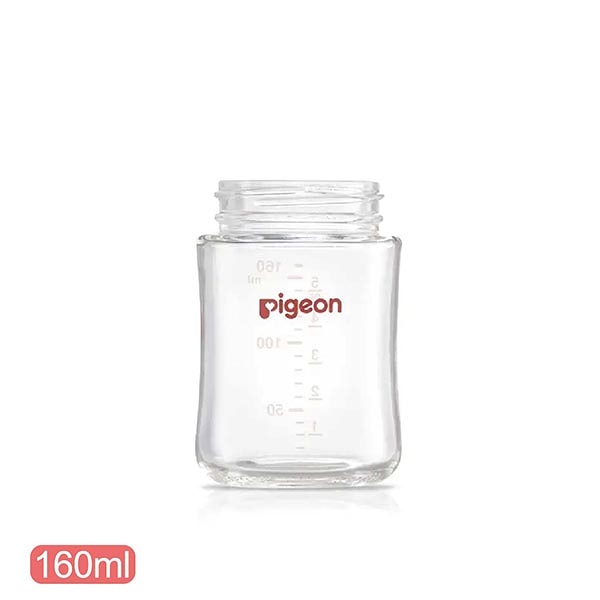 Pigeon 貝親 第三代寬口玻璃素色空瓶160ml【佳兒園婦幼館】