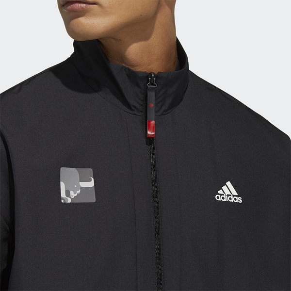 Adidas CNY 男裝 外套 立領 休閒 網布內裡 大口袋 農曆新年 牛年 黑【運動世界】GP1823 product thumbnail 6