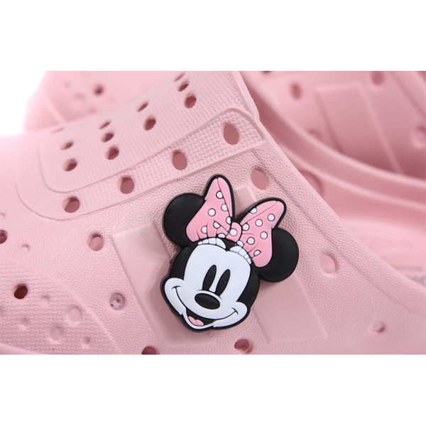 Disney Minnie Mouse 迪士尼 米妮 涼鞋 拖鞋 前包後空 童鞋 粉色 D121404C no048 product thumbnail 3