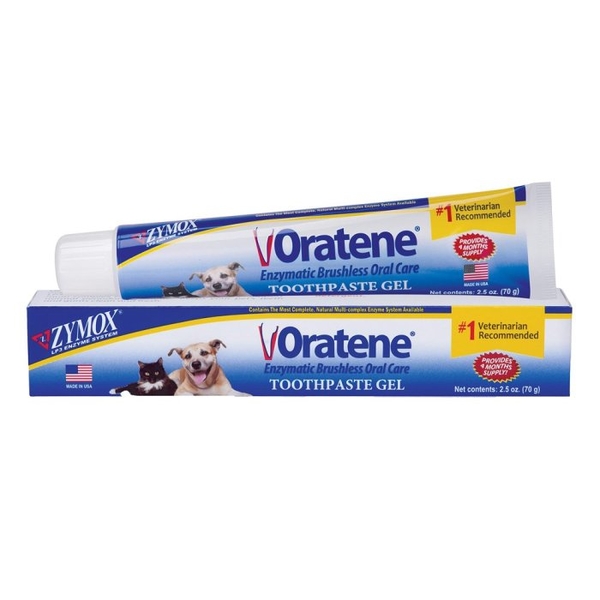 ZYMOX Oratene白樂汀三酵合一潔牙軟膏 2.5oz/70g 幫助口腔環境健康 犬貓用 product thumbnail 2