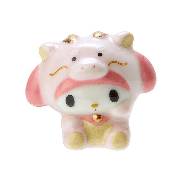 【震撼精品百貨】My Melody 美樂蒂~日本SANRIO三麗鷗 美樂蒂迷你陶瓷招財公仔(龍的傳人)*98270