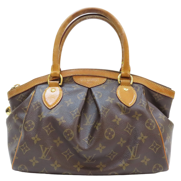 【二手名牌BRAND OFF】LOUIS VUITTON 路易威登 棕色 原花 PVC塗層帆布 Tiovori PM 手提包 M40143