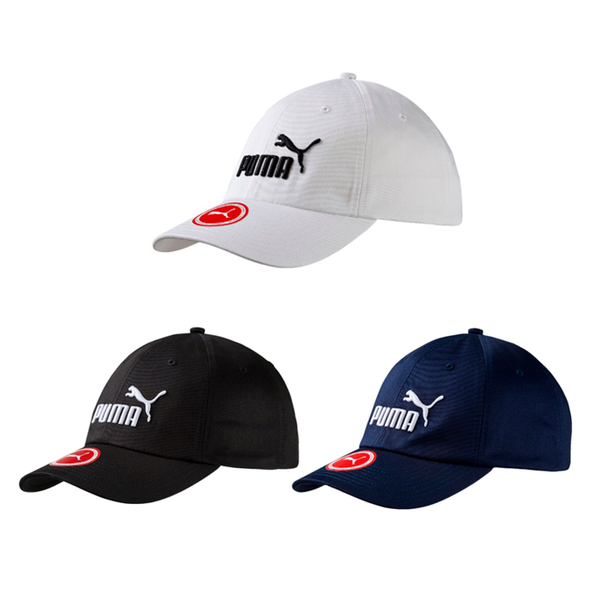 PUMA 帽子 基本系列 白 黑 深藍 刺繡 經典LOGO 棒球帽 老帽 052919-
