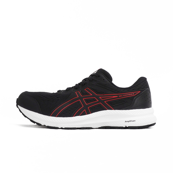 Asics GEL-Contend 8 4E 男 慢跑鞋 運動 路跑 超寬楦 1011B679-002 黑紅