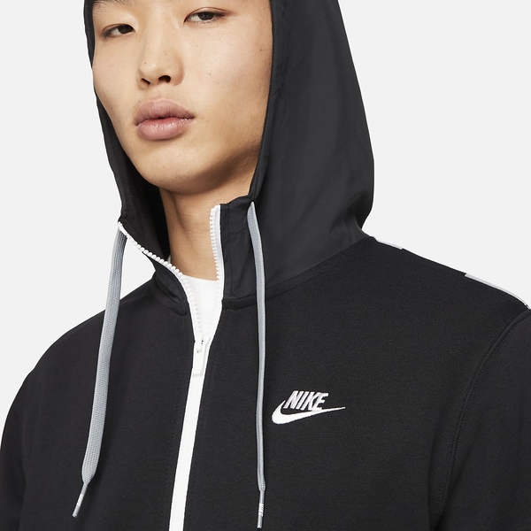 NIKE SPORTSWEAR 男裝 外套 連帽 棉質 街頭 休閒 印花 黑【運動世界】CZ9945-010 product thumbnail 5