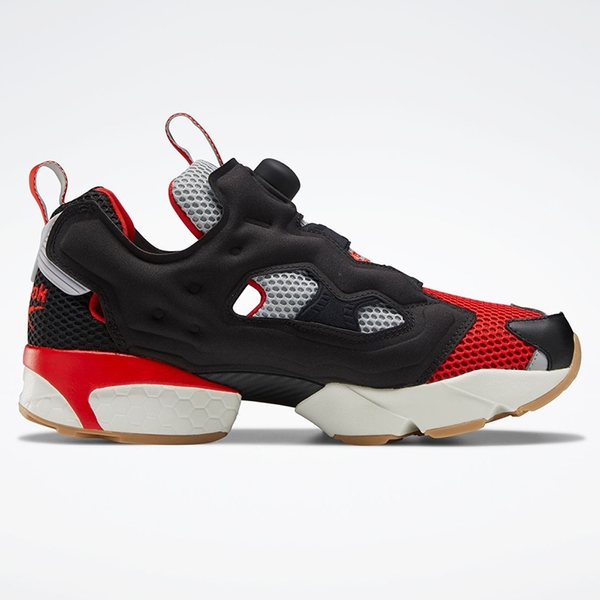 REEBOK INSTAPUMP FURY OG NM 男鞋女鞋休閒慢跑充氣拼接緩衝黑紅【運動