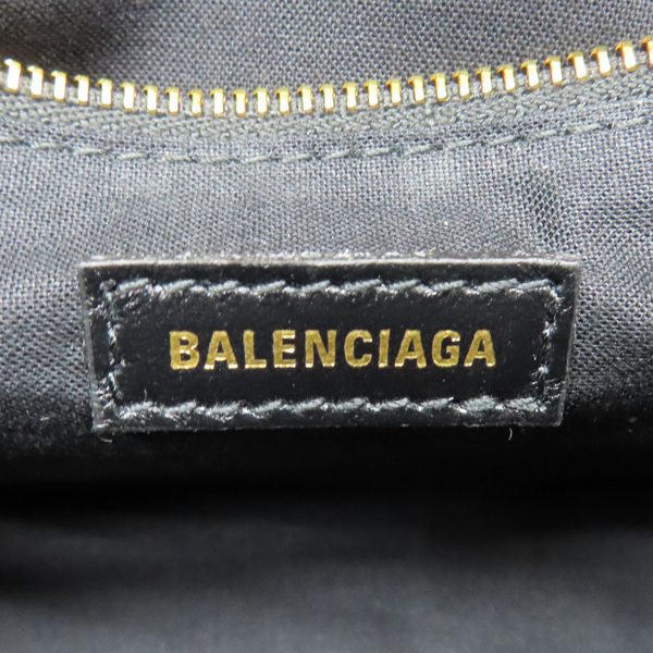 【二手名牌BRAND OFF】BALENCIAGA 巴黎世家 綠色 牛皮 鱷魚壓紋 Mini City 兩用包 product thumbnail 6