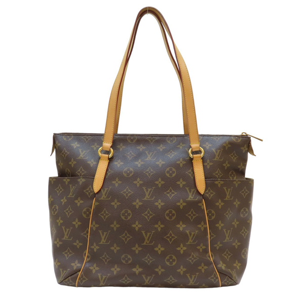 【二手名牌BRAND OFF】LOUIS VUITTON LV 路易威登 棕色 原花 塗層帆布 TOTALLY 雙帶 肩背包 M56689 product thumbnail 2